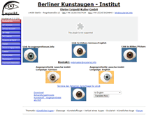 Tablet Screenshot of ocularist.info